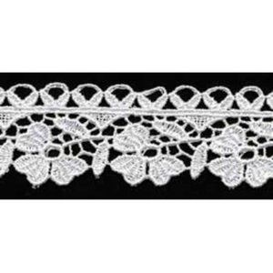 30 Yards - Venise Lace - 1 1/4 inch - White